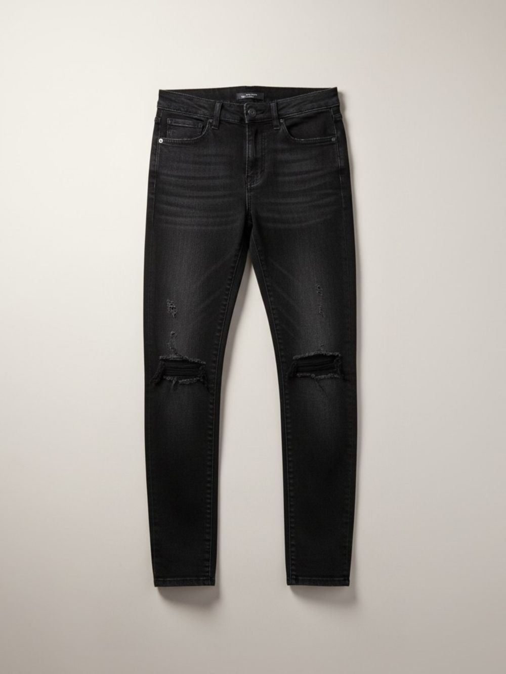 American Eagle Outfitters Black Ripped Skinny Jeans Size 6